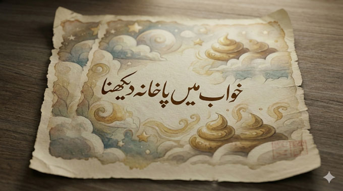 khwab mein pakhana dekhna